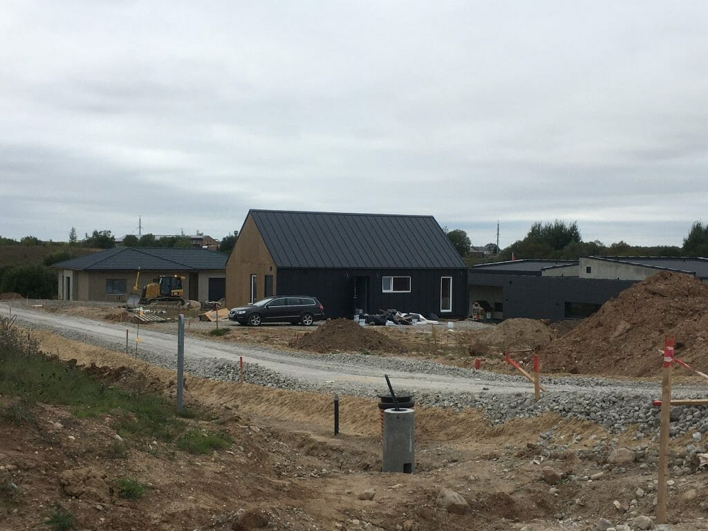 Lapino namai (Dusmenų g. 69) - Land plots - construction photos