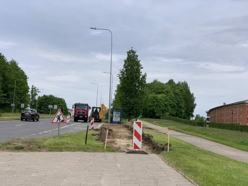 Jeruzalės g. ir Kalvarijų g. dviračių takas (Jeruzalės g., Kalvarijų g.) - Bike path - construction photos