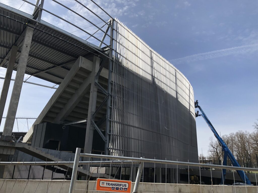 Dariaus ir Girėno stadionas (Perkūno al. 5) - Sports arena - construction photos