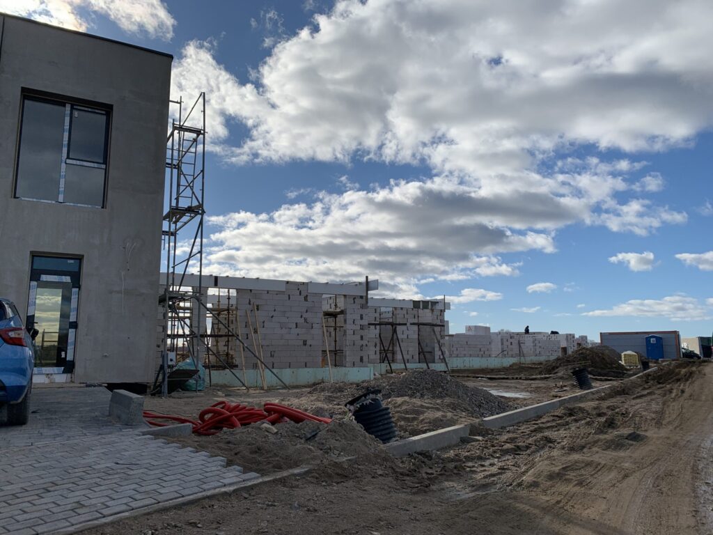 STALUPĖNAI (Stalupėnų g. 2, 4, 6, 6A, 8, 10, 12, 14, 16, 18, 20, 22, 24) - Row housing - construction photos