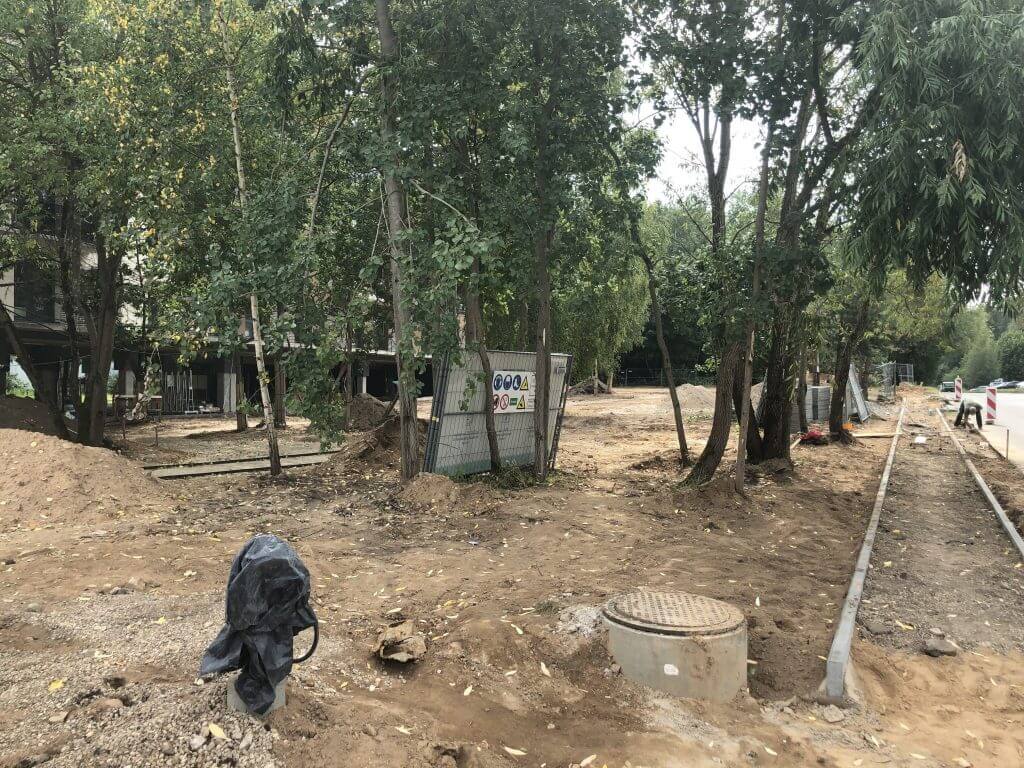 M. Sleževičiaus g. 14 (M. Sleževičiaus g. 14) - Laukums - būvdarbu attēli