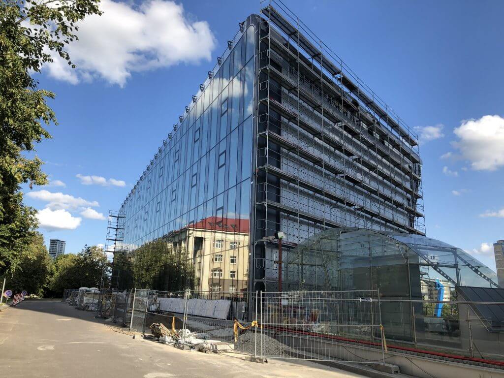 Green Hall 3 (Upės g. 9) - Office center - construction photos