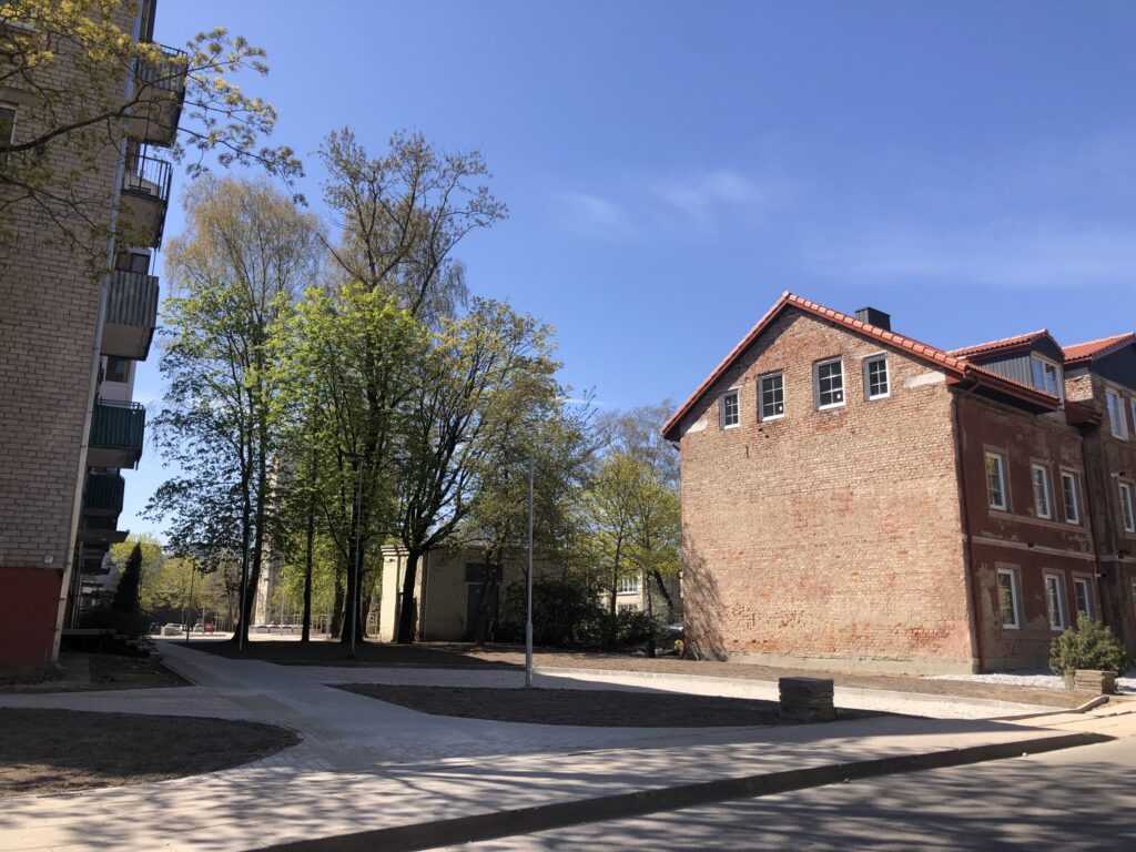 Rumpiškių kvartalas (III teritorija) (Taikos pr.,Rumpiškės g., Sausio 15-osios g.) - Pedestrian path - construction photos