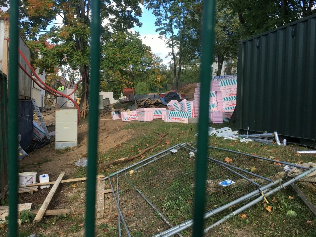 Antakalnio pradinės mokyklos priestatas (Šilo g. 15) - Pamata vai vidējā izglītība - būvdarbu attēli