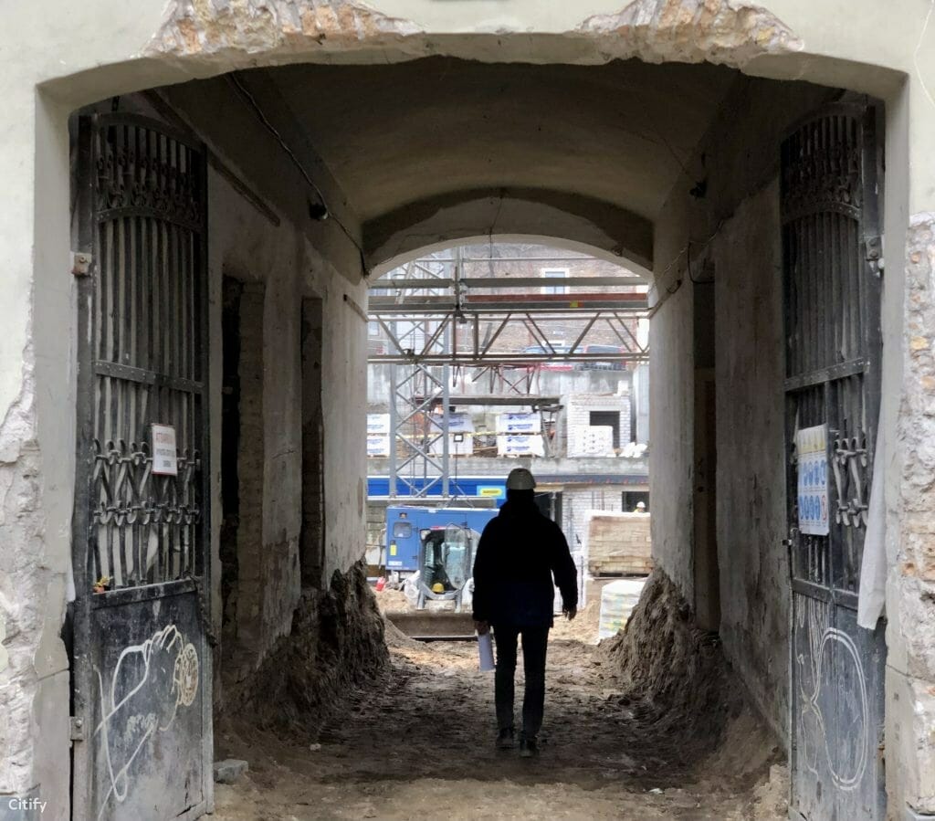 Totorių sodas (Totorių g. 13) - Multi apartment - construction photos