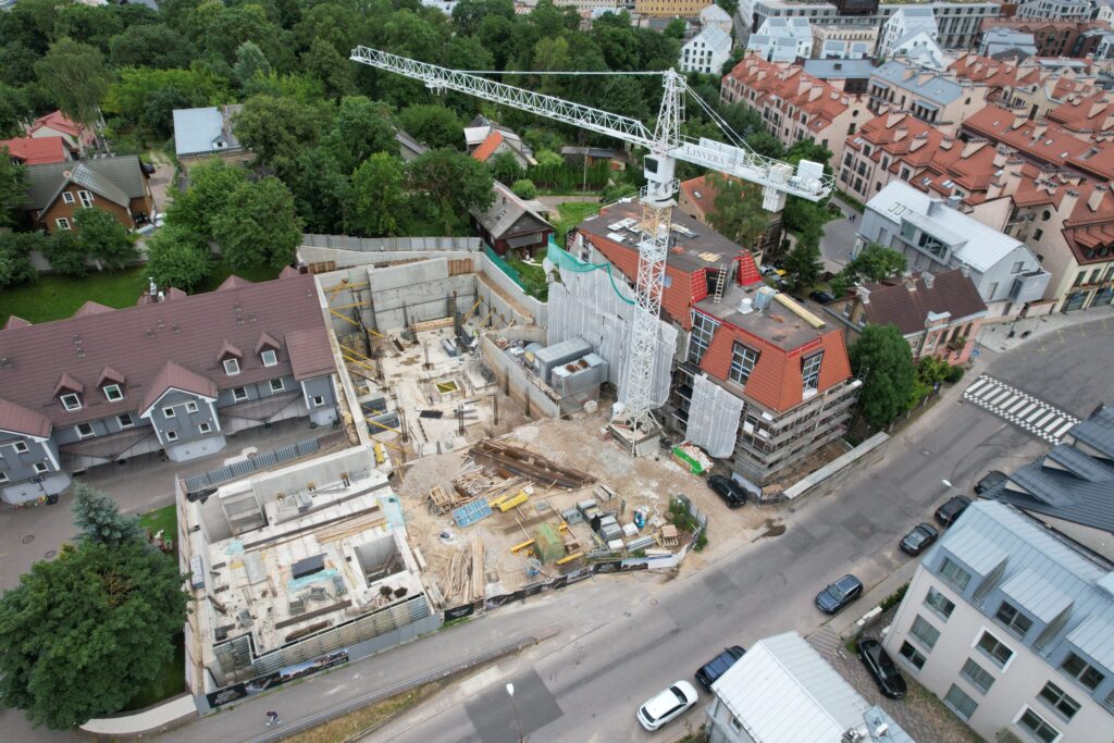 Trys karaliai (Polocko g. 25, 31) - Multi apartment - construction photos