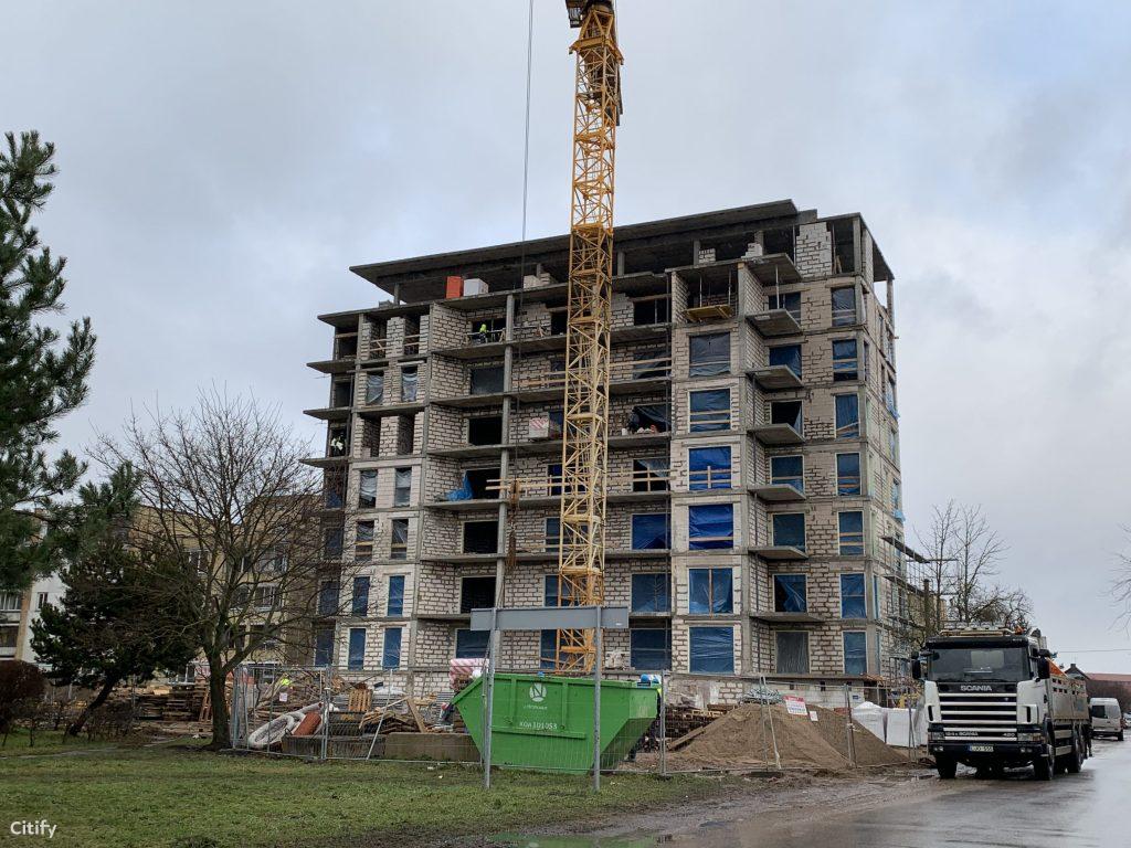 Du žaibai (Žaibo g. 14A) - Multi apartment - construction photos