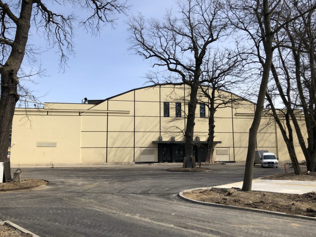 Kauno sporto halė (Perkūno al. 5) - Sports arena - construction photos