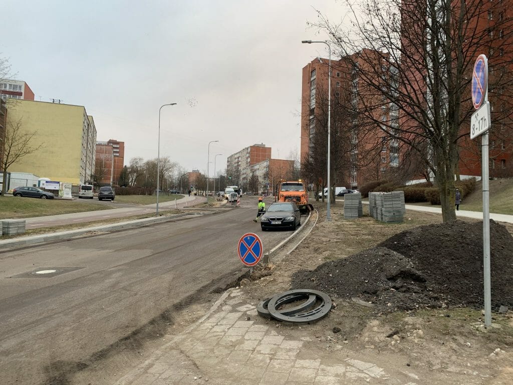 Ramaus eismo gatvė Didlaukio g. (Didlaukio g.) - Iela - būvdarbu attēli