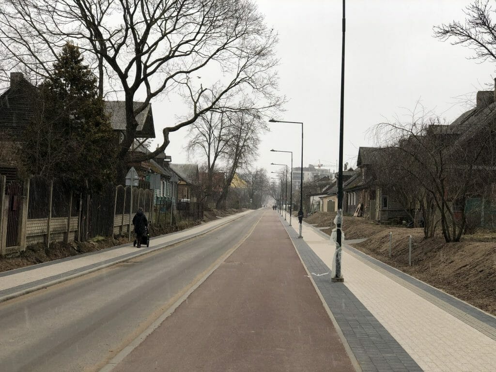 Giedraičių ir S. Fino g. (Giedraičių g.) - Bike path, Street - construction photos
