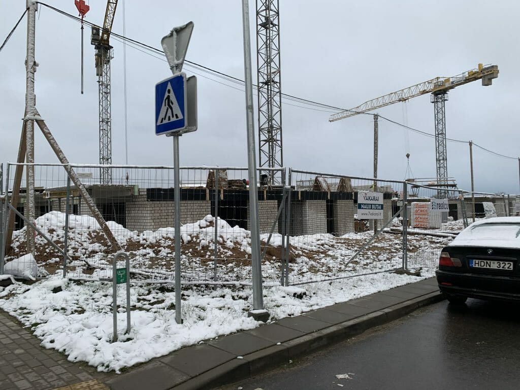 7 vakarai (Budiniškių g. 6, 8) - Multi apartment - construction photos