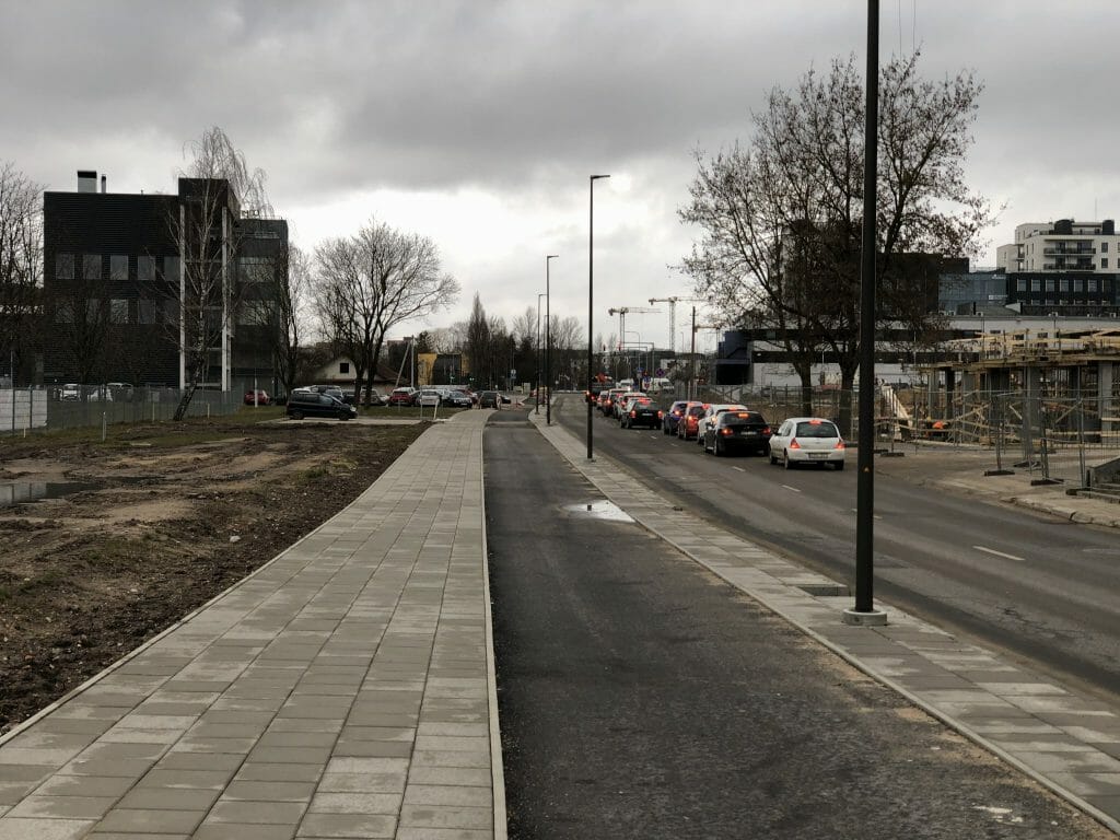 Neries senvagės slėnis (Linkmenų g.) - Bike path, Park - construction photos