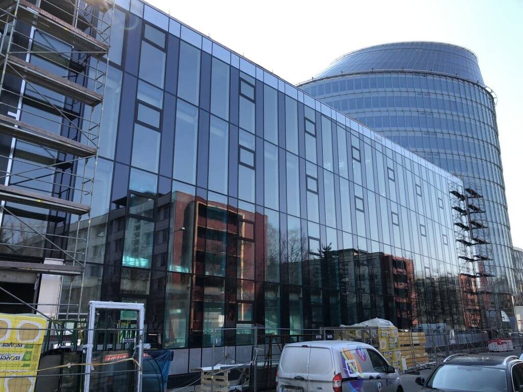 Green Hall 3 (Upės g. 9) - Office center - construction photos