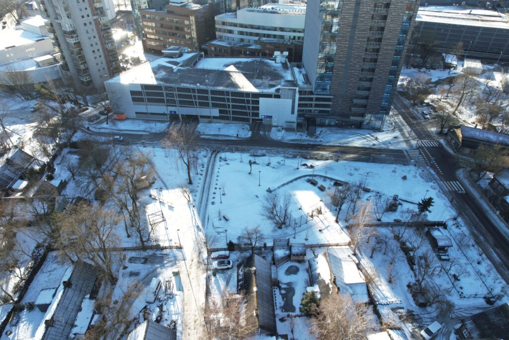 Drakono pieva (Giedraičių-Krokuvos g. skveras) (Krokuvos g.) - Square - construction photos