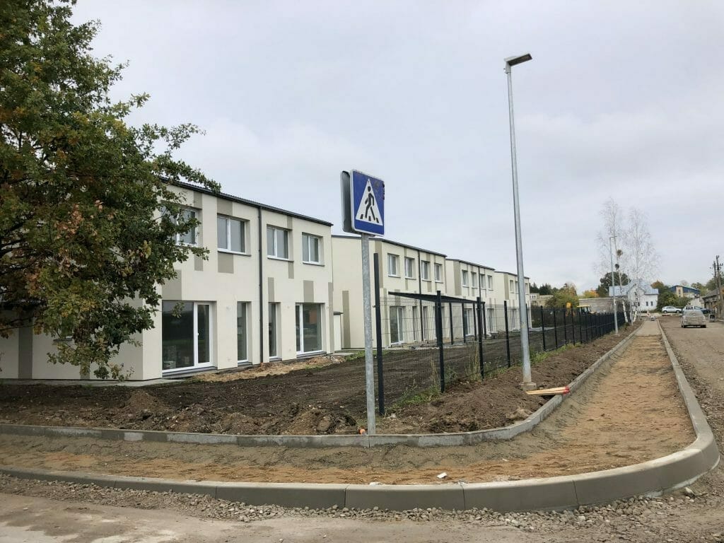 Saulės skg. 1, 2, 5, 6 (Saulės skg. 1, 2, 5, 6) - Row housing - construction photos