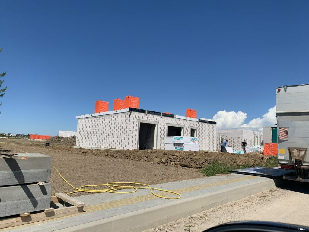 Šventapilis (Šventapilės g. 2, 4, 6, 8, 10, 12, 14, 16, 18, 20, 22, 24, 26, 28, 30, 32, 34, 36, 38, 40, 42, 44, 46, 48) - Private house community - construction photos