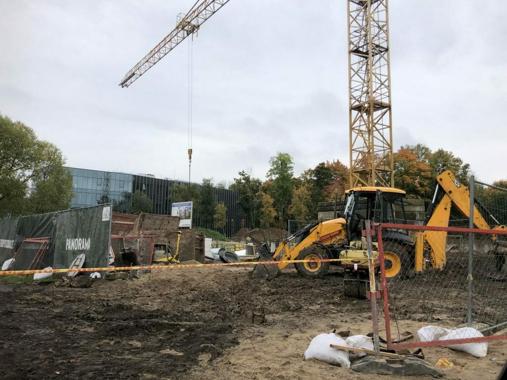 Europos sodas 1 etapas (Europos pr. 4) - Multi apartment - construction photos