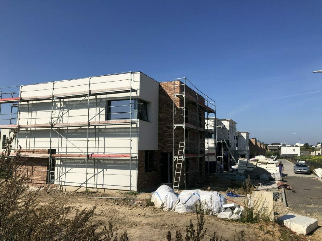 Kalnėnų slėnis 4 etapas (Lyvių g. 29) - Row housing - construction photos