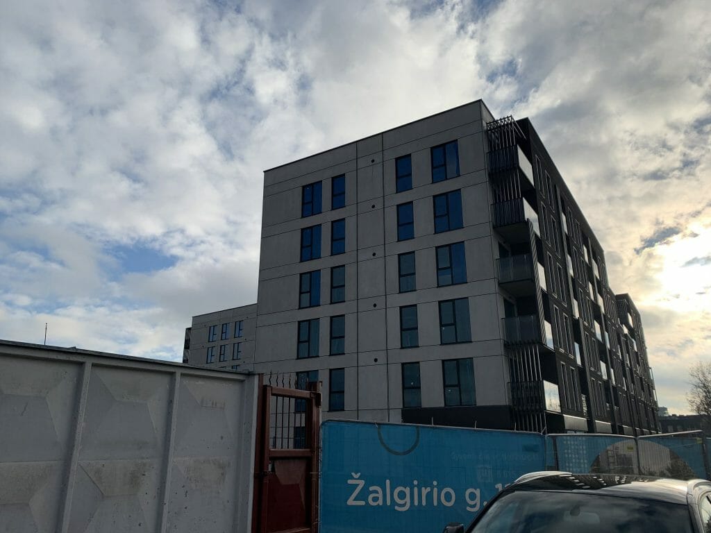 Naujasis Skansenas 1 etapas (Linkmenų g. 15) - Multi apartment - construction photos