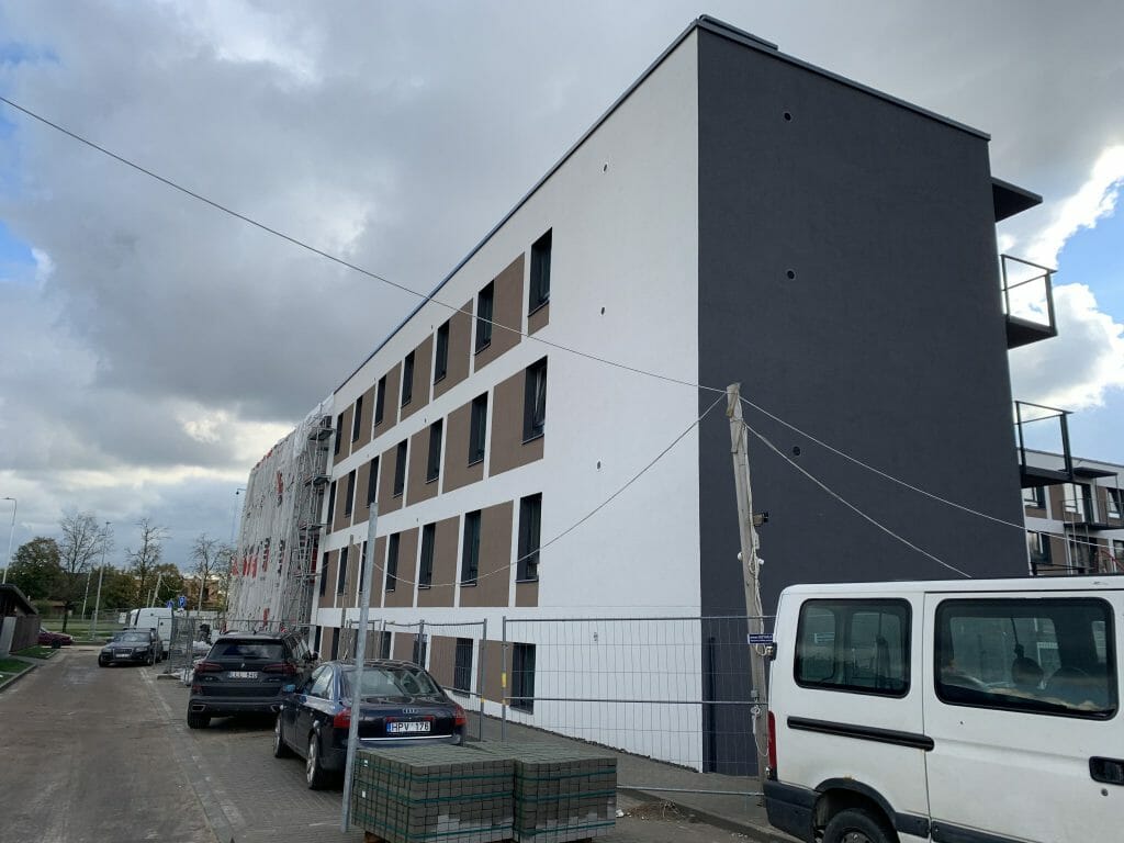 Ozo sodai (Šeškinės Sodų g. 12) - Daugiabutis - statybų nuotraukos