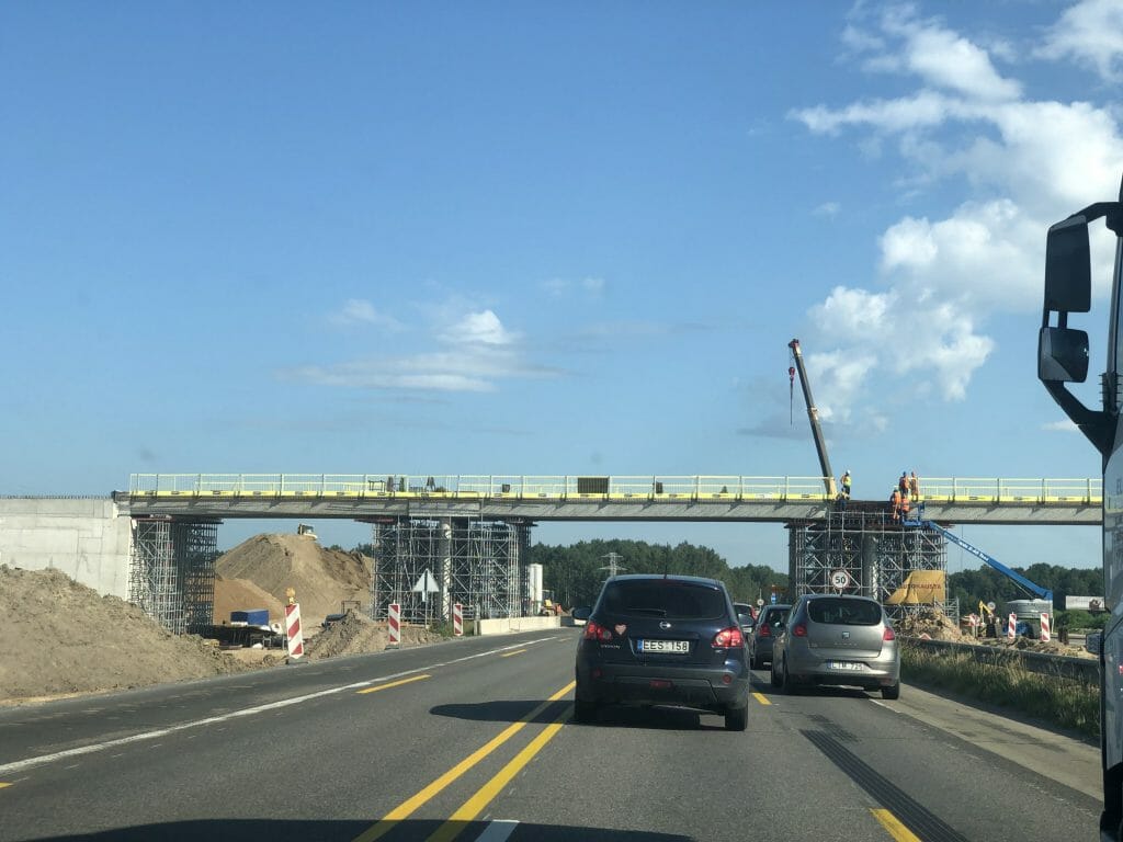 A1 Giraitės atkarpa (viadukas) 102 - 107 km. (A1) - Kelias - statybų nuotraukos