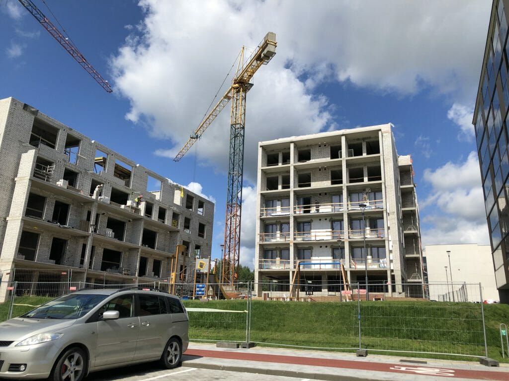 Martyno namai 2 (M. Mažvydo g. 25, 27, L. Rėzos al. 6) - Multi apartment - construction photos