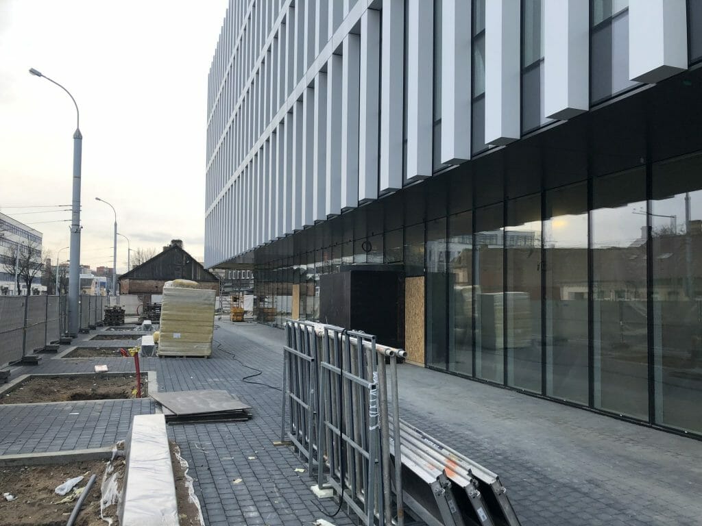 Uptown Park (Švitrigailos g. 13) - Office center - construction photos