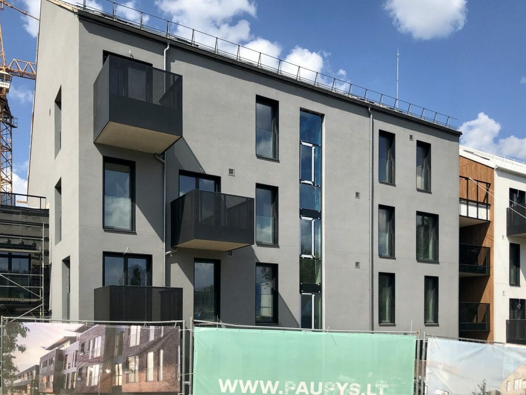 PAUPYS 7 etapas (Aukštaičių g. 19, Paupio g. 50) - Multi apartment - construction photos