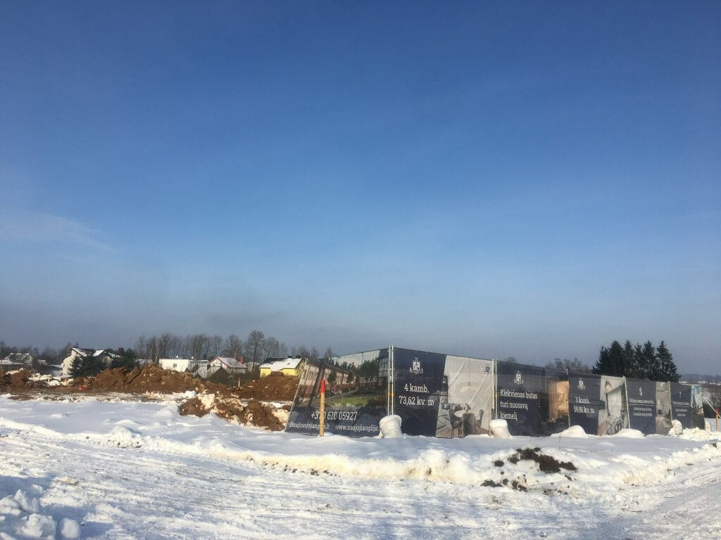 Naujoji Anglija 2.0 (Juodasis kel. 79N) - Row housing - construction photos