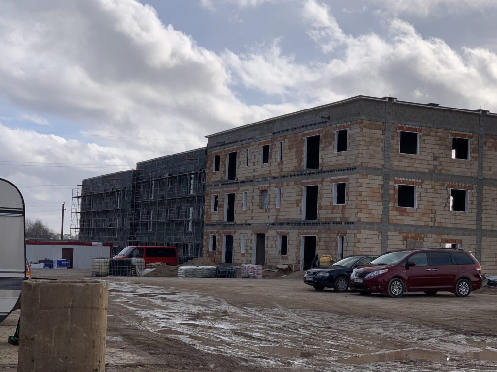 Auksinė kalva 4 etapas (K. Čerbulėno g. 100) - Multi apartment - construction photos