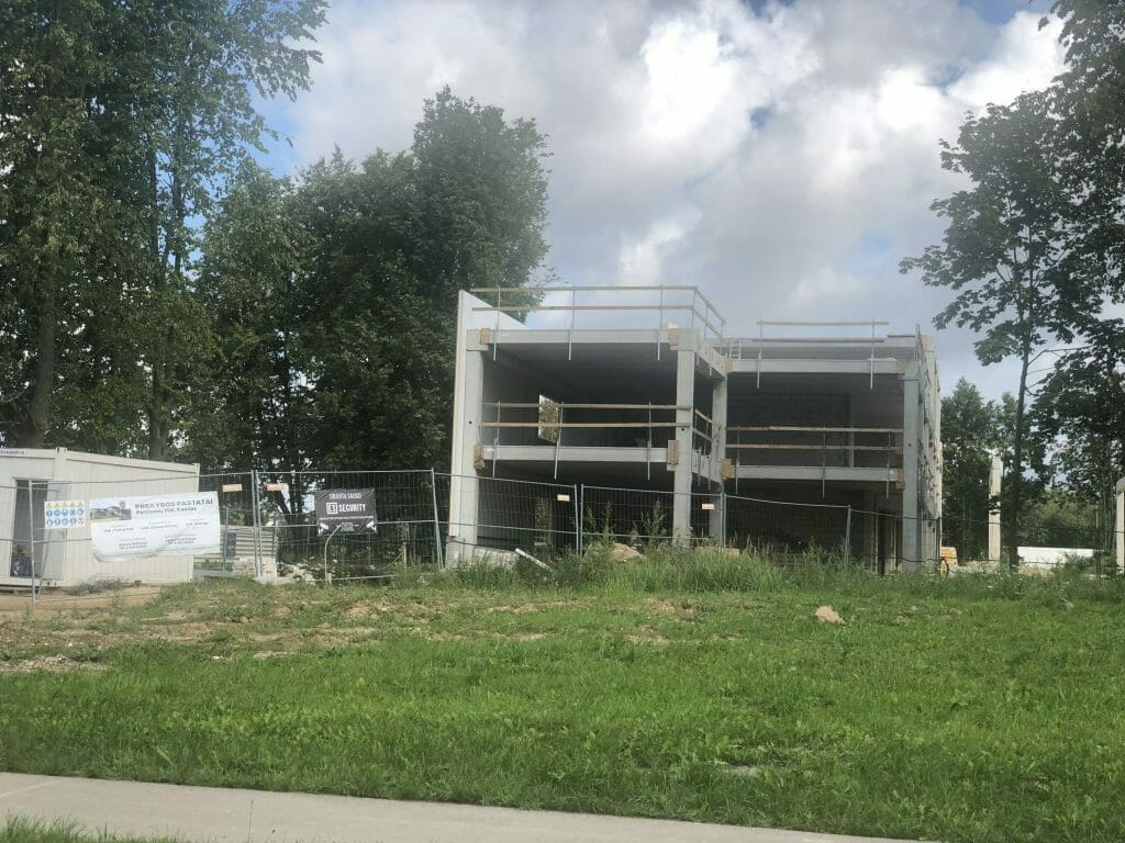 Partizanų g. 75K (Partizanų g. 75K) - Shopping center - construction photos