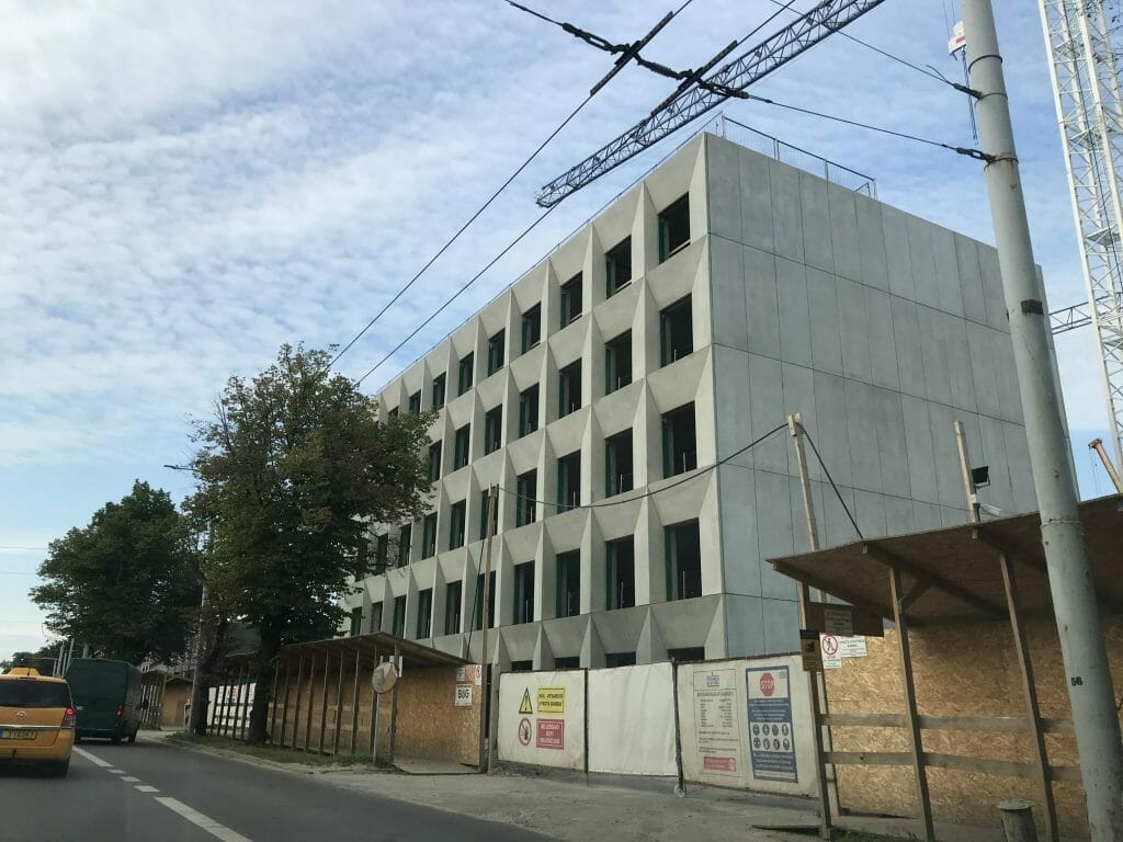 Cyber City 1 etapas (Švitrigailos g. 32) - Office center - construction photos