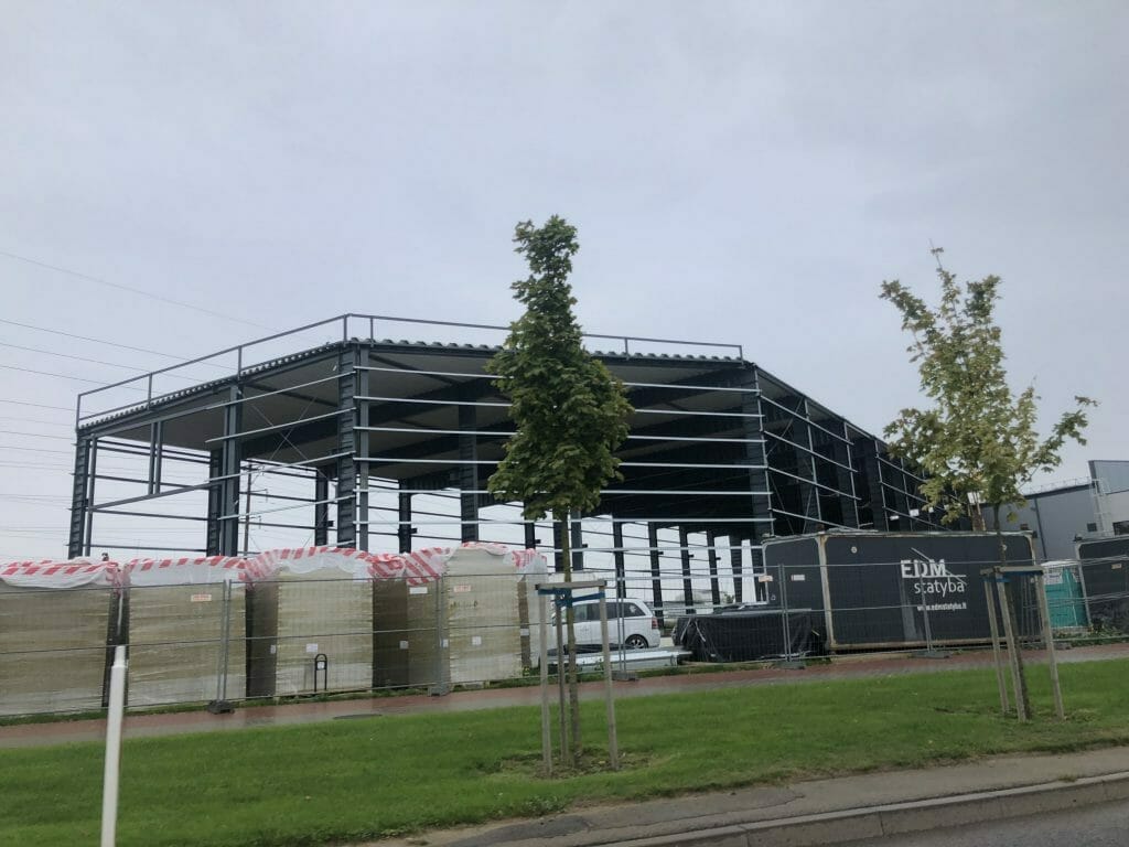 Lavango pastato rekonstrukcija (Pramonės g. 5) - Office center, Warehouse / Distribution center - construction photos