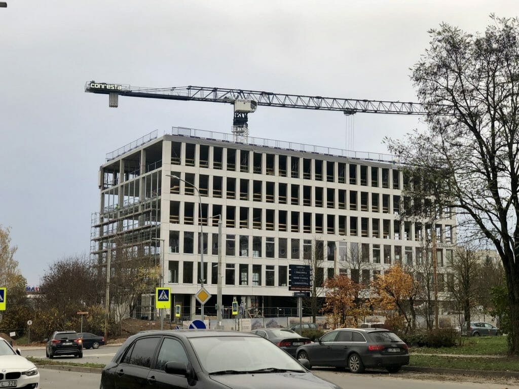 Freedom 36 (Laisvės pr. 36) - Office center - construction photos
