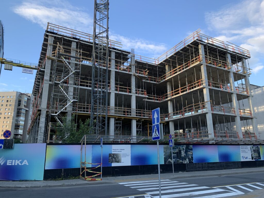 FLOW (Lvovo g. 21A) - Office center - construction photos