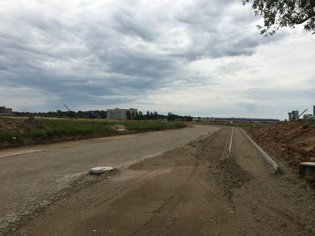 Aleksoto inovacijų pramonės parkas (Europos pr. 27) - Street - construction photos