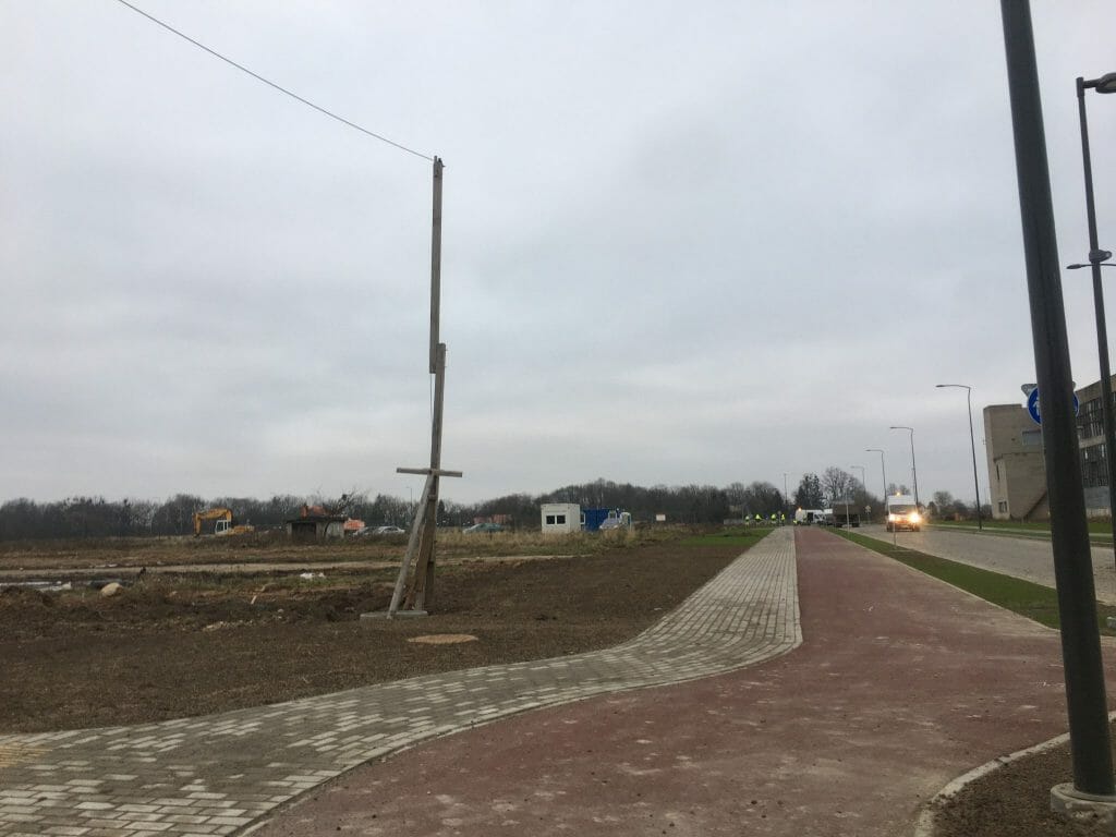 Aleksoto inovacijų pramonės parkas (Europos pr. 27) - Street - construction photos