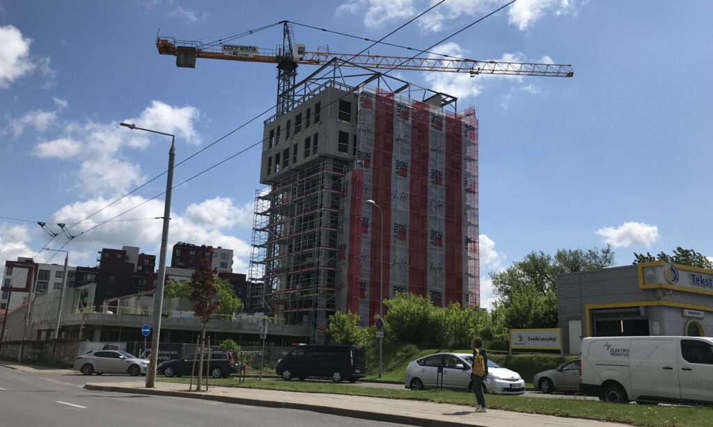 K22 (Kauno g. 22) - Office center - construction photos