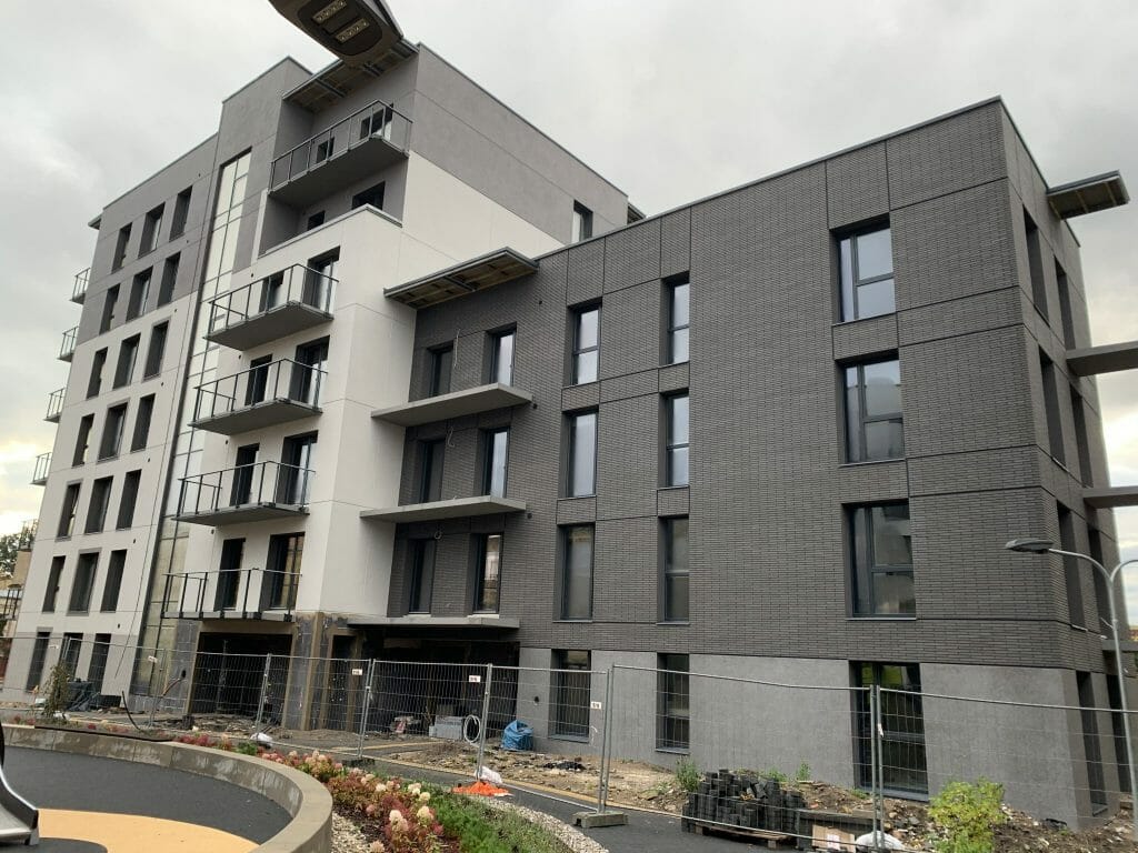 Baltas Lapas Mindaugo 2 etapas (Aguonų g. 17) - Multi apartment - construction photos