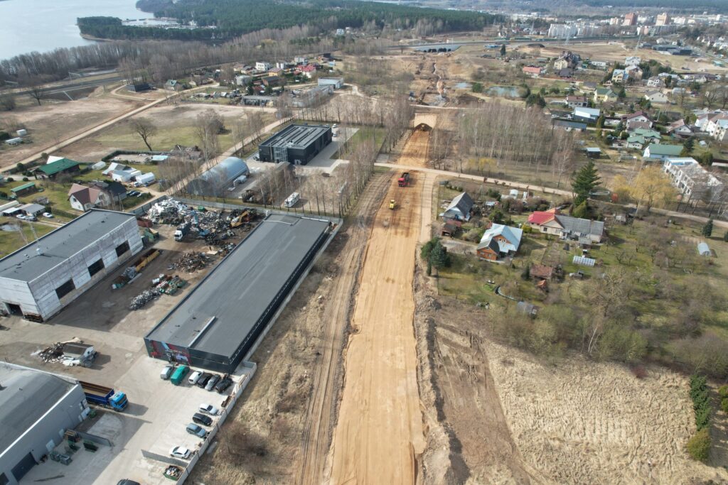 Kauno pietrytinis aplinkelis 1 etapas (Pietrytinis aplinkkelis) - Road - construction photos