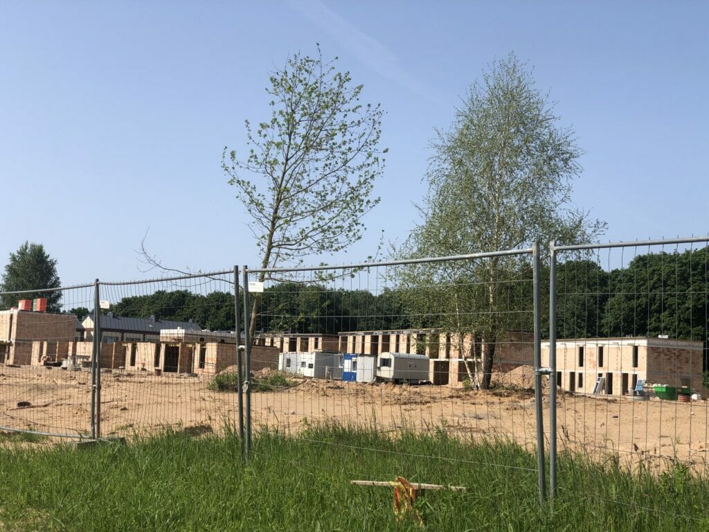 MO Garden 1 etapas (sublokuoti namai) (Mozūriškių g. 188, 200, 202, 204, 206, 208, 210, 212, 222, 224, 226, 228) - Row housing - construction photos