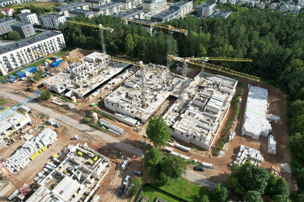 Pušų parkas (Lietaus g. 7) - Daudzdzīvokļu nams - būvdarbu attēli