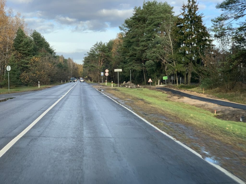 Nemenčinės pl. dviračių takas (Nemenčinės pl.) - Bike path - construction photos