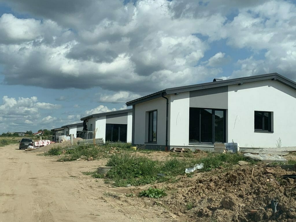 Giraitės terasos (Gervuogių g. 1, 2, 3, 5, 6, 7, 8, 9, 12 - 52 , Mėlynių g. 1, 1A, 2, 2A, 3, 3A, 4, 4A, 5, 5A - 26, 26A) - Private house community - construction photos