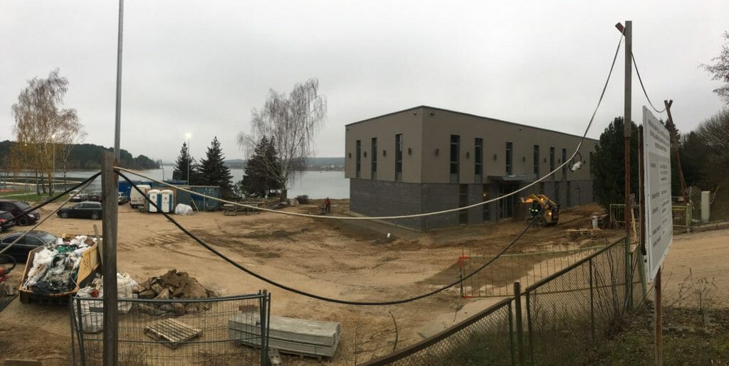 Lampėdžių irklavimo bazė (Gervių g. 5) - Sports arena - construction photos