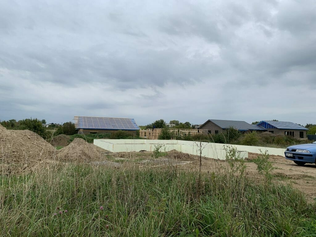 Saulės kalvos (Akacijų g. 1, 2, 3, 4, 5, 6, 7, 8, 9, 10, 11, 12, 13, 14, 15, 16, 17, 18, 19, 20, 21, Jazminų g. 1, 3, 5, 7, 9, 11, 13, 15, 17) - Private house community - construction photos