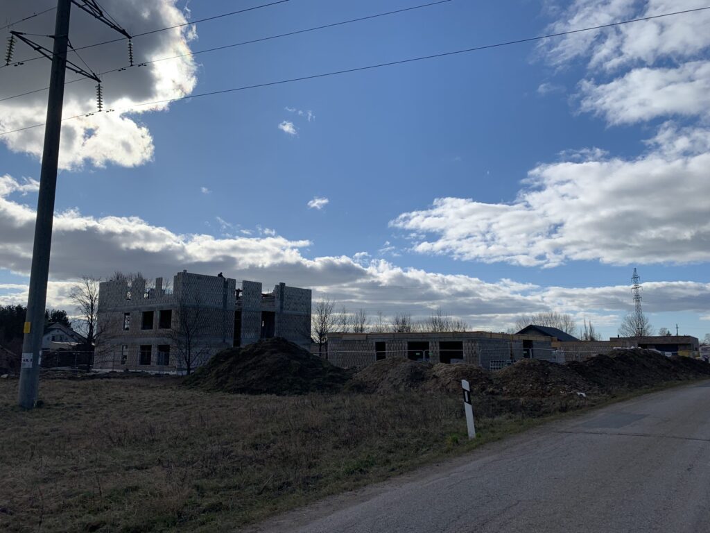 Ąžuolų alėja Paupiuose | 1 etapas (Klemiškės g. 18) - Multi apartment - construction photos