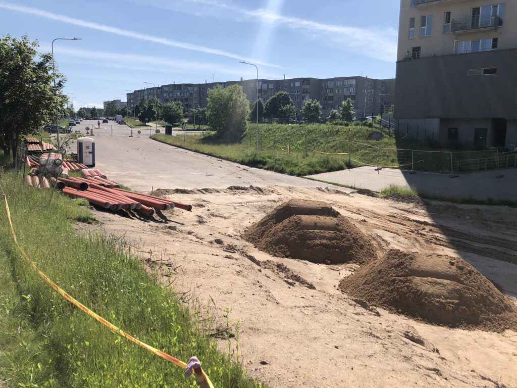 Smalinės g. tęsinys (Smalinės g.) - Bike path, Street - construction photos