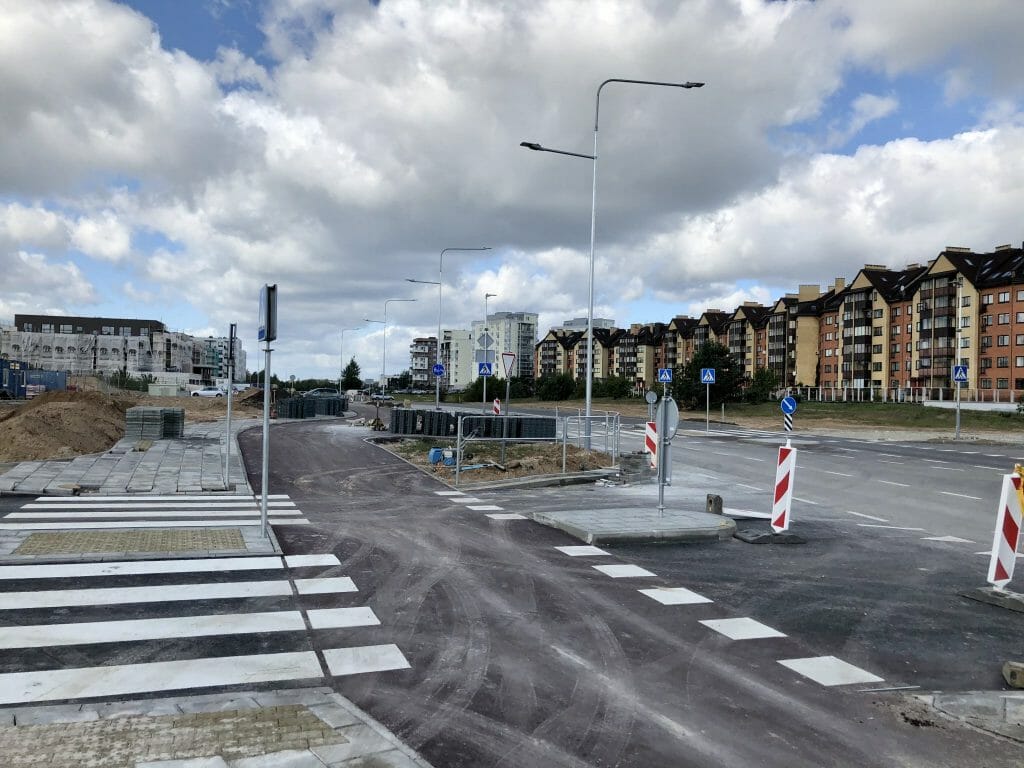 Gilužio g. iki Smalinės g. (Gilužio g.) - Bike path, Street - construction photos