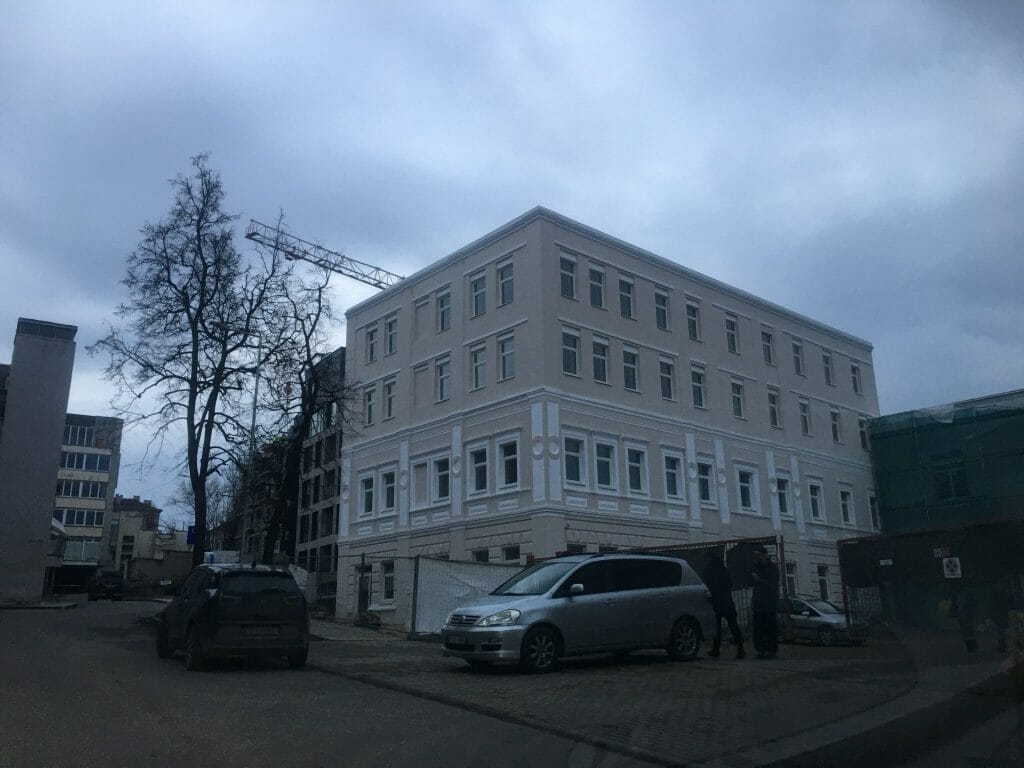 Aludarių g. 1 (Aludarių g. 1) - Office center - construction photos